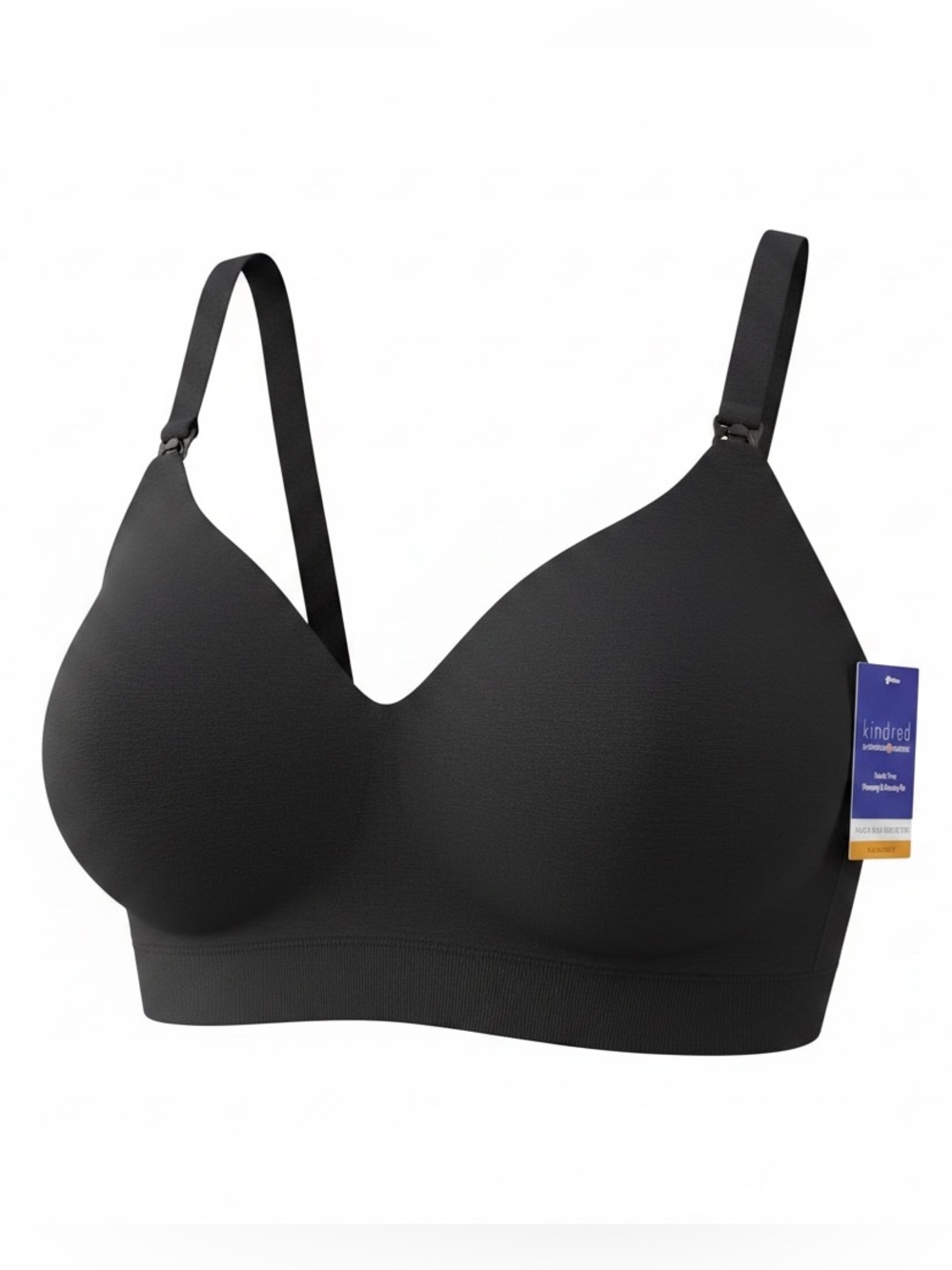 Kindred Bravely Hands Free Pumping & Nursing Bra Black XXL Busty NWT